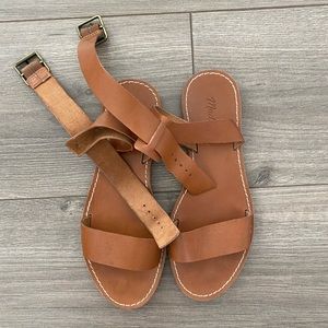 MADEWELL / English Saddle, the boardwalk ankle-strap sandal, 6